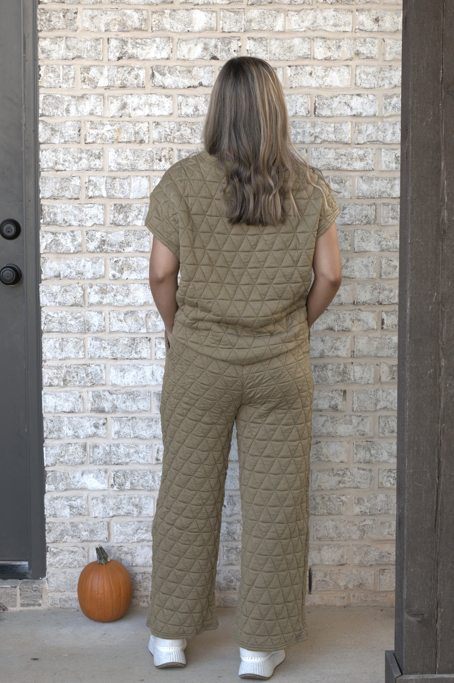 Sage Green Quilted Set